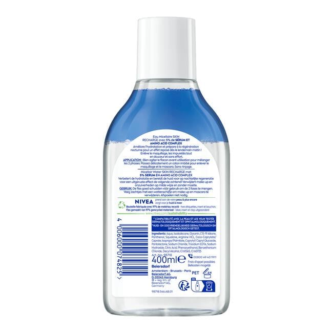 NIVEA Micellair Water Skin Recharge Gevoelige Huid 400 ML
