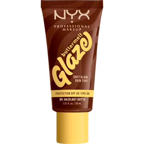 NYX Professional Makeup Buttermelt Glaze Skin Tint SPF30 9 Hazelnut Butta