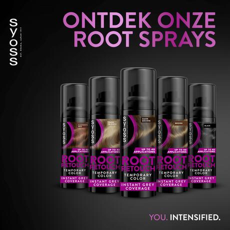 Syoss Uit Groeispray Donkerbruin