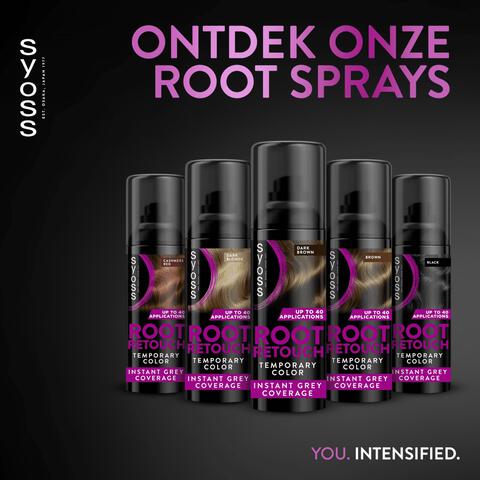 Syoss Uit Groeispray Donkerbruin