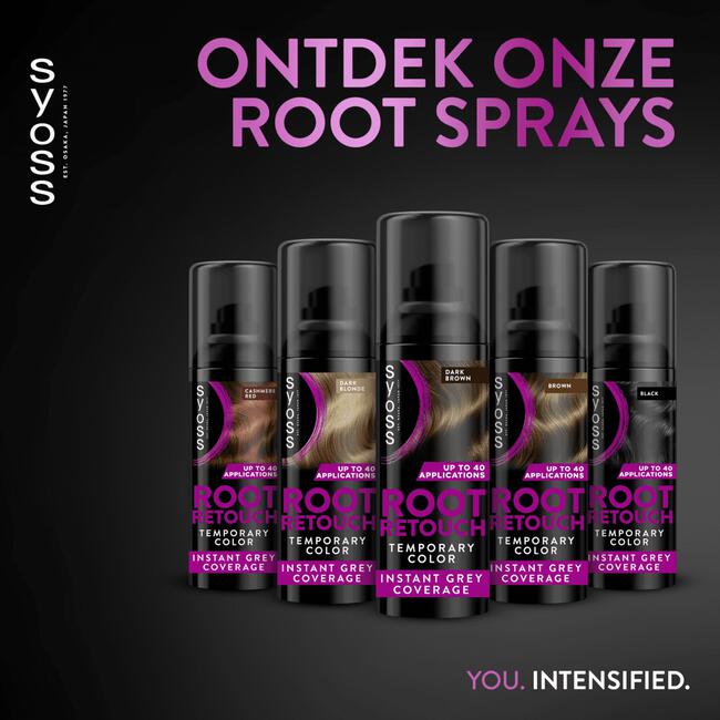 Syoss Uit Groeispray Donkerbruin