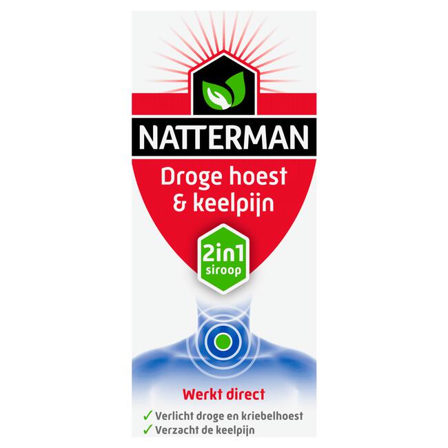 Natterman Droge Hoest & Keelpijn 150 ML