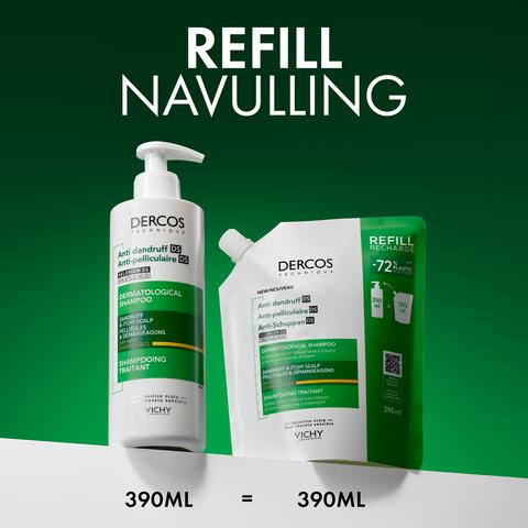 Vichy Dercos Anti-Roos DS Shampoo DH Navulling 390 ML