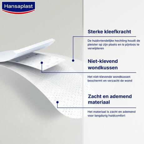 Hansaplast Sensitive Pleisterstrip 2 M x 6 CM