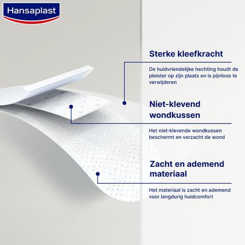 Hansaplast Sensitive Pleisterstrip 2 M x 6 CM