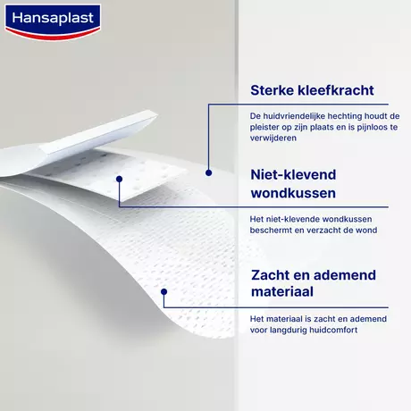 Hansaplast Sensitive Pleisterstrip 2 M x 6 CM