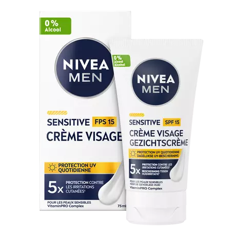 NIVEA MEN Sensitive Gezichtscrème SPF 15 75 ML