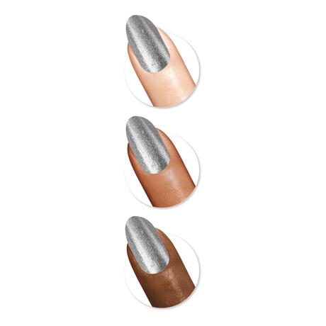 Sally Hansen Insta-Dri Chrome Nagellak - Zilver - 126 Steel the Show
