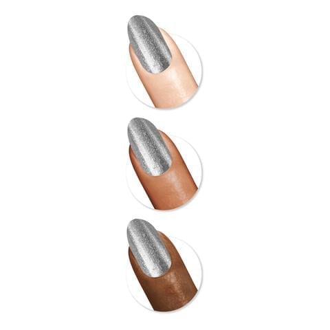 Sally Hansen Insta-Dri Chrome Nagellak - Zilver - 126 Steel the Show