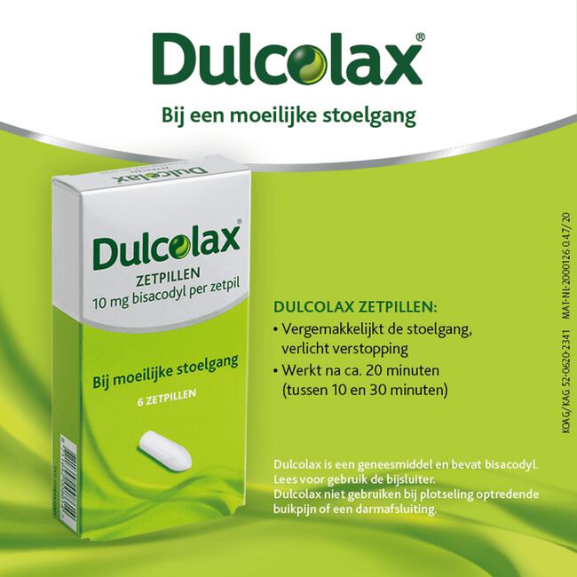 Dulcolax Bisacodyl Zetpillen 10 MG 6 Zetpillen