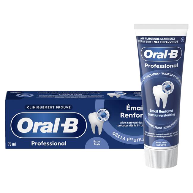 Oral-B Professional Glazuurversterkende Tandpasta Extra Fris 75 ML