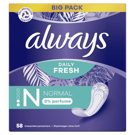 Always Daily Fresh Normal 0 Parfum Big Pack