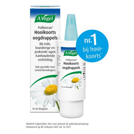 A.Vogel Pollinosan Hooikoorts Oogdruppels bij Jeukende Ogen Druppels 10 ML
