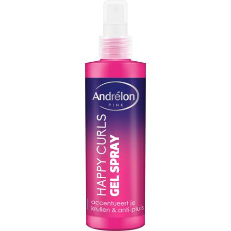 Andrélon Pink Happy Curls Gelspray 200 ML