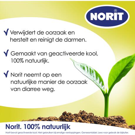 Norit 125 mg 50 tabletten