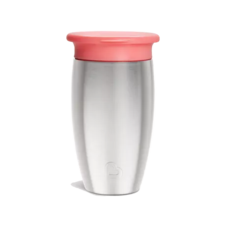 Munckin Drinkbeker Miracle Sippy Cup Roestvrij Staal Roze 296 ML