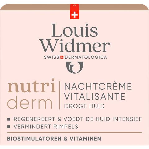 Louis Widmer Nutriderm Nachtcrème Vitalisante Licht Geparfumeerd 50ML