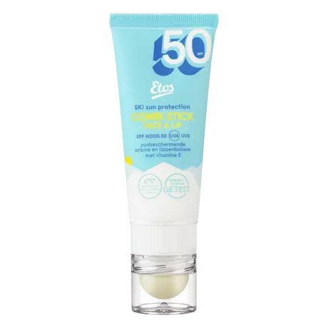 Etos Ski Zonbescherming Combi Stick 2-in-1 Face en Lip SPF50+ 20 ML