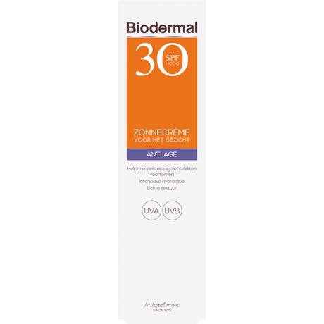 Biodermal Anti Age Zonnecrème voor het gezicht SPF30 40 ML