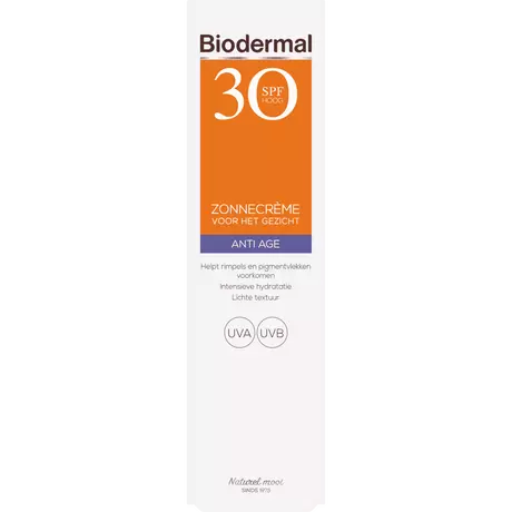 Biodermal Anti Age Zonnecrème voor het gezicht SPF30 40 ML