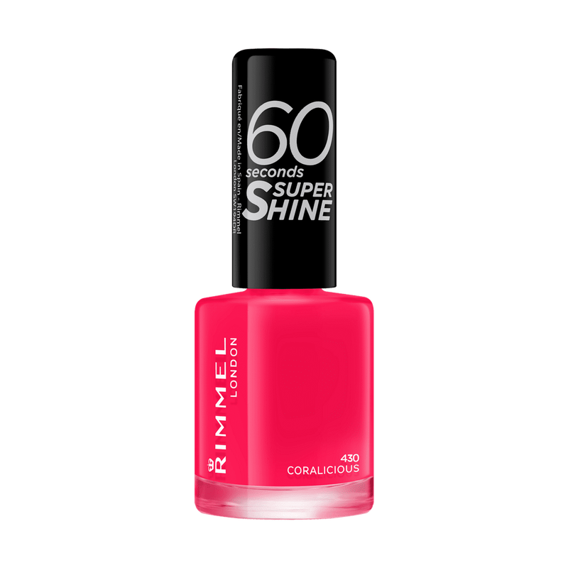 Rimmel London 60 Seconds SuperShine Nagellak 430 Coralicious 8 ML