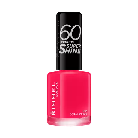 Rimmel London 60 Seconds SuperShine Nagellak 430 Coralicious 8 ML