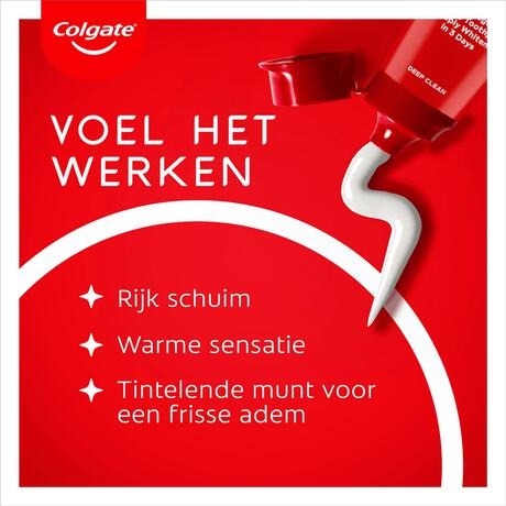 Colgate Max White Ultra Deep Clean Tandpasta 75 ML