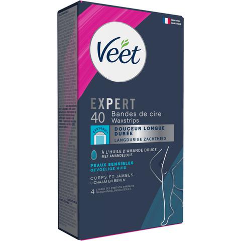 Veet Expert Ontharingsstrips Lichaam & benen Gevoelige Huid 40 stuks