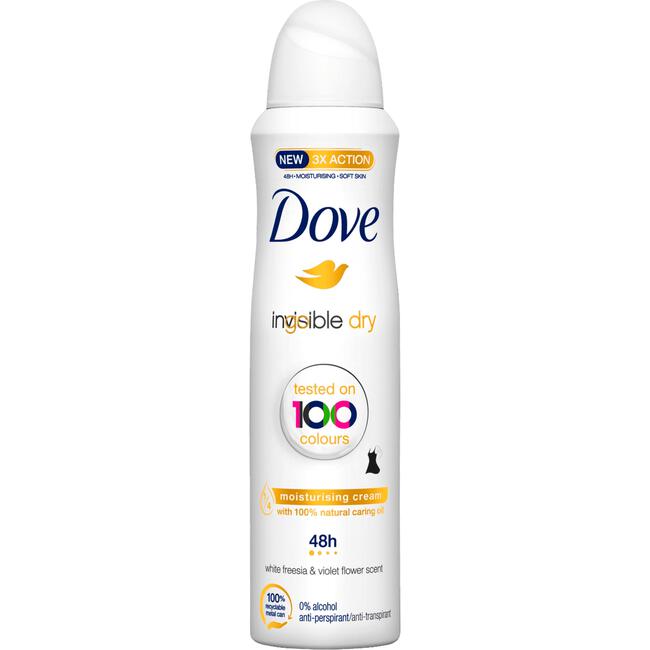 Bezwaar Democratie Post impressionisme Dove Invisible Dry Anti-transpirant Deodorant Spray 150 ML 150 ML | Etos