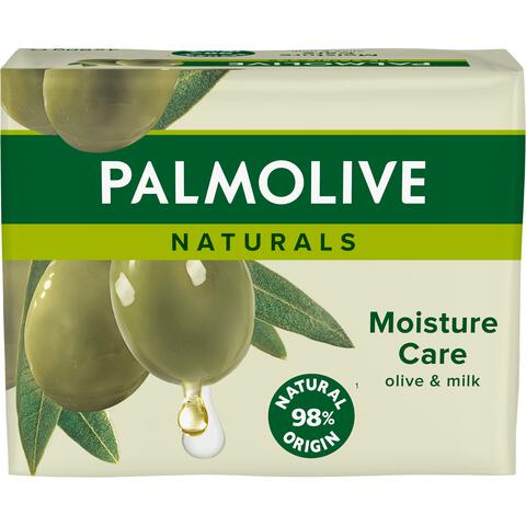 Palmolive Naturals Moisture Care Melk & Olijf Blokzeep 4x90 gram