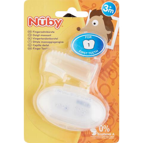 Nûby Vingertandenborstel 3+ Maanden