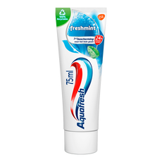 Aquafresh Freshmint 3-in-1 Tandpasta Voor Een Frisse Adem 75 ML Recyclebare Plastic Tube & Dop