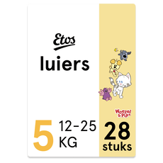 Etos Woezel & Pip Luiers Junior Maat 5 12-25 kg 28 stuks