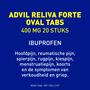 Advil Reliva Forte Oval-Tabs 400 mg Ibuprofen voor pijn en koorts