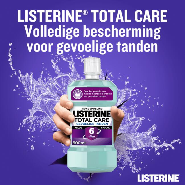 Listerine® Total Care Sensitive Mondspoeling 500 ML