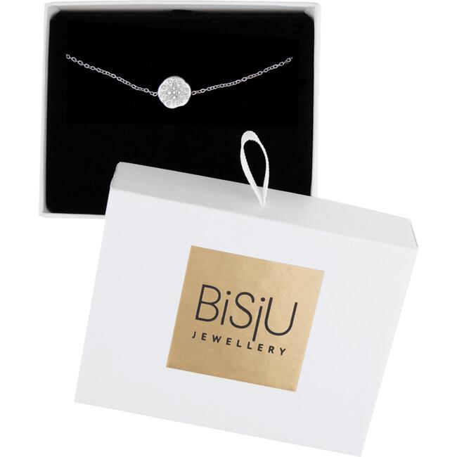 BiSjU Jewellery Armband met Platte Schakel Silver Plated Stainless Steel