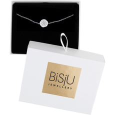 BiSjU Jewellery Armband met Platte Schakel Silver Plated Stainless Steel