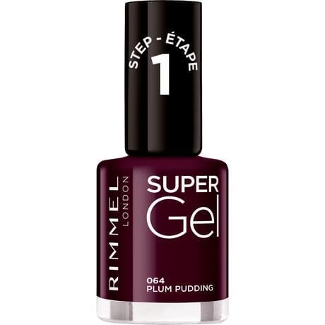 Rimmel London Super Gel Nailpolish 064 Plum Pudding 12 ML