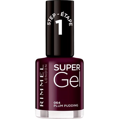 Rimmel London Super Gel Nailpolish 064 Plum Pudding 12 ML