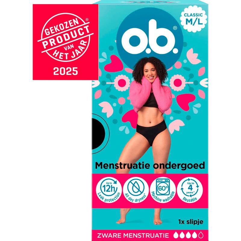 o.b.® Herbruikbaar Menstruatie Ondergoed Maat M/L