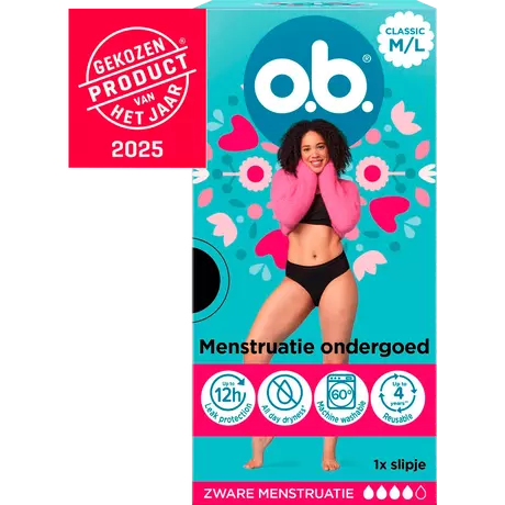 o.b.® Herbruikbaar Menstruatie Ondergoed Maat M/L