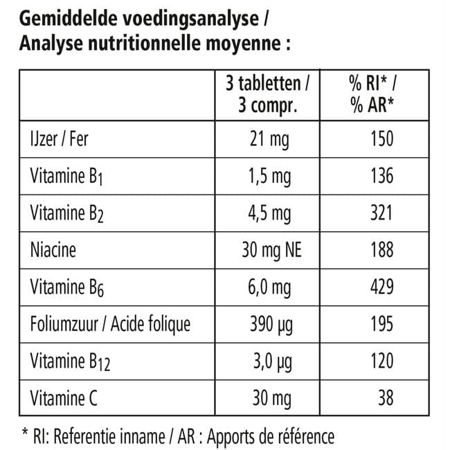 Salus Floradix Ijzer 147 Tabletten