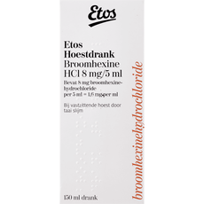 Etos Hoestdrank Broomhexine HCI 8 MG/5 ML
