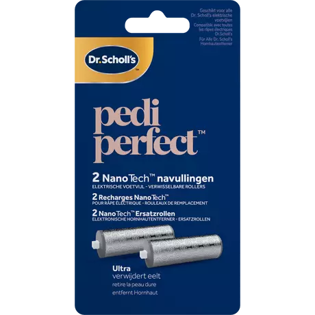 Dr.Scholl's Pedi Perfect NanoTech navullingen Elektrische Voetvijl 2 stuks