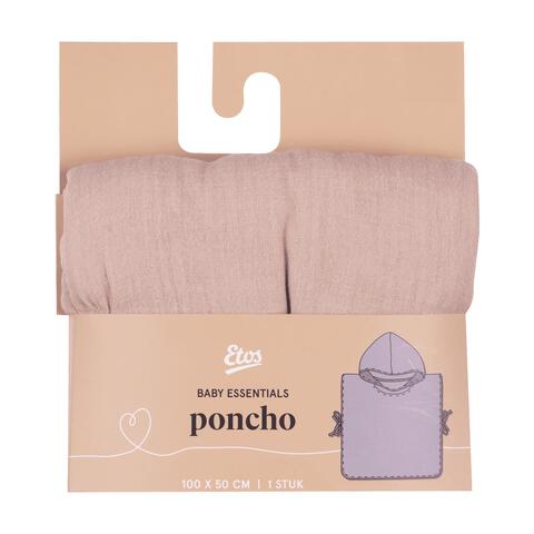 Etos Bad Poncho Beige Een Maat