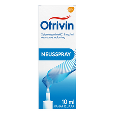 Otrivin Xylometazoline HCI 1 mg/ml Neusspray bij een Verstopte Neus 10 ML