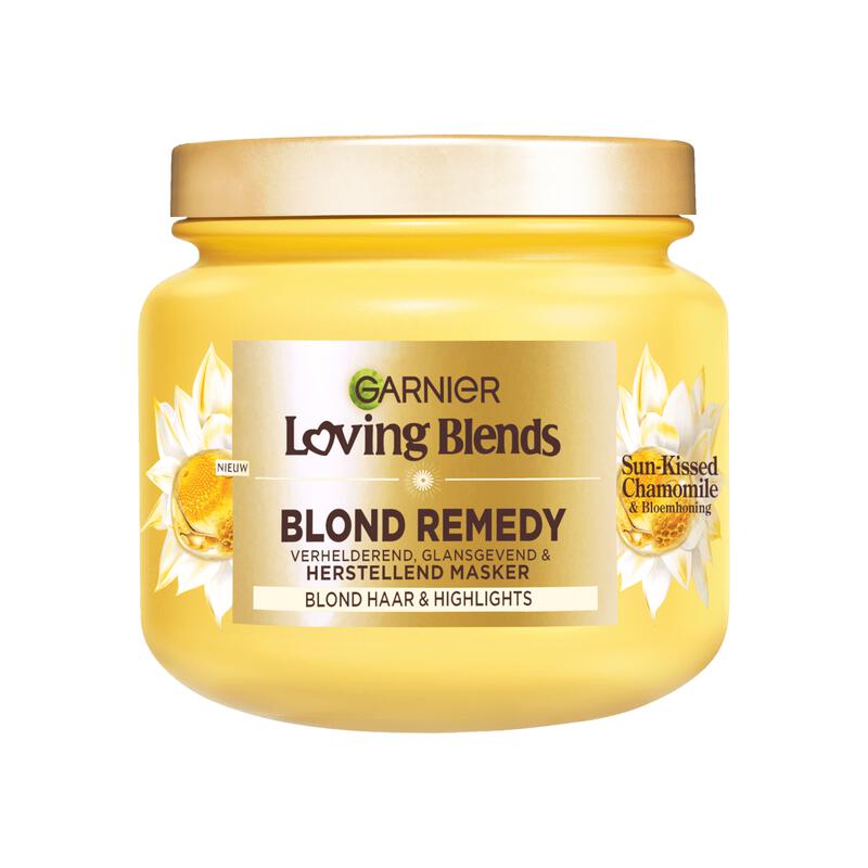 Garnier Loving Blends Sun-Kissed Chamomile & Honing Haarmasker 340 ML