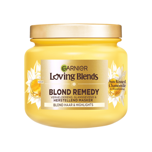 Garnier Loving Blends Sun-Kissed Chamomile & Honing Haarmasker 340 ML