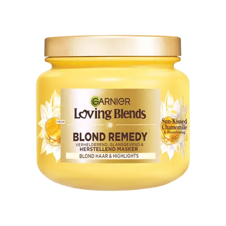 Garnier Loving Blends Sun-Kissed Chamomile & Honing Haarmasker 340 ML