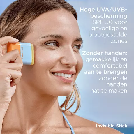 ISDIN Invisible Zonnebrand Stick SPF50 10 gram